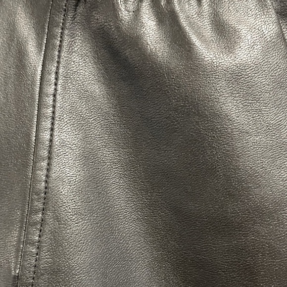 Aritzia Wilfred Free Daria faux leather high rise black leggings pants XXS - Picture 4 of 6